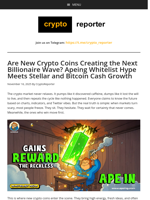 Are New Crypto Coins Creating the Next Billionaire Wave?