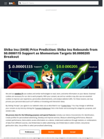 Shiba Inu (SHIB) Price Prediction: Shiba Inu Rebounds from $0.0000115 Support as Momentum Targets $0.0000205 Breakout - Brave New Coin