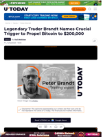 Legendary Trader Brandt Names Crucial Trigger to Propel Bitcoin to $200,000