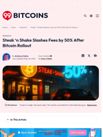 Steak ‘n Shake Bitcoin Payments Cut Fees by 50%