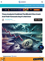 These Analysts Predicted The Bitcoin Price Crash And Their Forecasts Say It’s Not Over