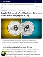 Crypto Rally Alert: Why Bitcoin and Ethereum Prices Are Moving Higher Today
