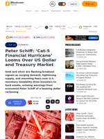 Peter Schiff: ‘Cat-5 Financial Hurricane’ Looms Over US Dollar and Treasury Market – Economics Bitcoin News