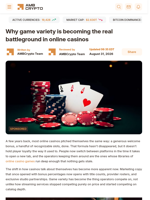 Why game variety is becoming the real battleground in online casinos - AMBCrypto