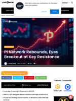 Pi Network Rebounds, Eyes Breakout at Key Resistance | Live Bitcoin News