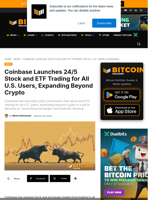 Coinbase Launches Stock And ETF Trading For All US Users
