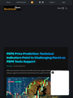 PEPE Price Prediction: Technical Indicators Point to Challenging March as PEPE Tests Support - Blockchain.News