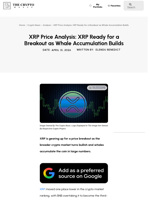 XRP Price Analysis: XRP Ready for a Breakout as Whale Accumulation Builds