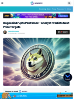 Dogecoin Erupts Past $0.23—Analyst Predicts Next Price Targets