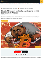 Bitcoin Trader Eyes Bear Market Bottom as Stochastic RSI Mimics 2023