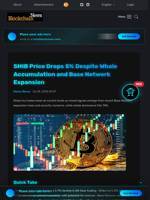 SHIB Price Drops 5% Despite Whale Accumulation and Base Network Expansion - Blockchain.News