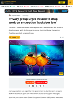 Privacy Experts Warn Ireland Over Encryption and Chat Control Laws