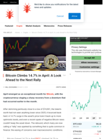 Bitcoin Climbs 14.7% in April: A Look Ahead to the Next Rally - NullTX