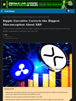 Ripple Executive Corrects the Biggest Misconception About XRP