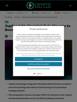 Jupiter Adds Chainlink Data Streams to Boost Perps Stability - Crypto News Flash