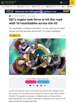 SEC’s Crypto Task Force to Hit the Road With 10 Roundtables Across the US