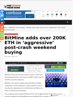 BitMine adds over 200K ETH in ‘aggressive’ post-crash weekend buying - The Crypto News Wire