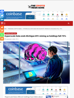 Hyperscale Data ends Michigan BTC mining as holdings fall 79% - The Crypto News Wire