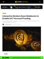 Interactive Brokers Eyes Stablecoin to Enable 24/7 Account Funding - CoinCentral