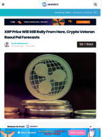 XRP Price Will Still Rally From Here, Crypto Veteran Raoul Pal Forecasts