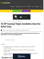 $6 XRP Incoming? Ripple Consolidates Above Key Bullish Setup