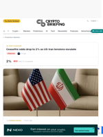 Ceasefire odds drop to 2% as US-Iran tensions escalate