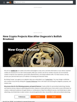 New Crypto Projectsz Surge Amid Dogecoin Breakout