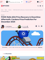 ADA Price Recovery Amid FOMC: Cardano Price Prediction