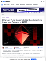 $8 Billion ETH Maturing May Push Ethereum Price to New Heights