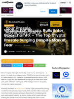 Whales Exit Bitcoin, Bulls Enter BlockchainFX - The Top Crypto Presale Surging Despite Market Fear | Live Bitcoin News