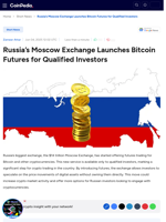 Russia’s Moscow Exchange Launches Bitcoin Futures for Qualified Investors
