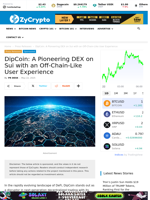 DipCoin: A Pioneering DEX on Sui with an Off-Chain-Like User Experience