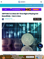 XRP Path To A New All-Time High Is Playing Out Beautifully - Here's How