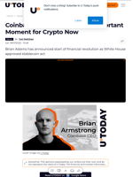 Coinbase CEO Stresses Most Important Moment for Crypto Now