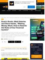 Book's Books: Matt Sekerke And Steve Hanke, 