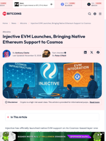 Injective EVM Launches, Bringing Native Ethereum Support to Cosmos - 99Bitcoins