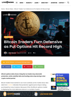 Bitcoin News: Bitcoin Traders Turn Defensive as Put Options Hit Record High | Live Bitcoin News