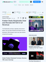 Kraken Seals Ninjatrader Deal and Reveals $472M in Q1 Revenue – Crypto News Bitcoin News