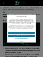 Bitcoin Flashes Golden Cross Signal — Is a Major BTC Rally Ahead? - Crypto News Flash