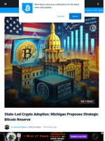 State-Led Crypto Adoption: Michigan Proposes Strategic Bitcoin Reserve