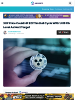 XRP Price Could Hit $21 This Bull Cycle With 1.618 Fib Level As Next Target