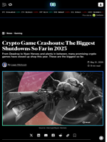 Crypto Game Crashouts: The Biggest Shutdowns So Far in 2025 - Decrypt