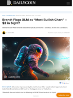 Brandt Flags XLM as “Most Bullish Chart” – $2 in Sight? - DailyCoin