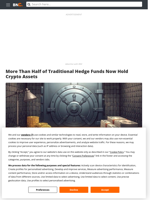 More Than Half of Traditional Hedge Funds Now Hold Crypto Assets - Brave New Coin