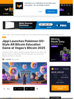 Jippi Launches Pokémon GO-Style AR Bitcoin Education Game At Vegas’s Bitcoin 2025