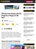 Ethereum Price Analysis: Will ETH Break Out or Plunge to $1.8K Next?