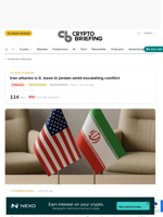 Iran attacks U.S. base in jordan amid escalating conflict