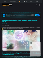 Polymarket odds for Putin exit by June 2027 jump to 19% on $17.8M - Blockchain.News
