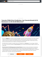Toncoin (TON) Price Prediction: Can Toncoin Break $3.70 Resistance to Hit $4.60 Milestone? - Brave New Coin