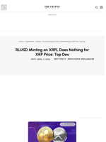 RLUSD Minting on XRPL Does Nothing for XRP Price: Top Dev